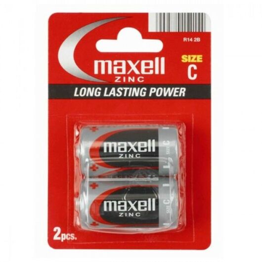 Maxell Zinc R14 Blister 2 Pack - 774403.04.EU