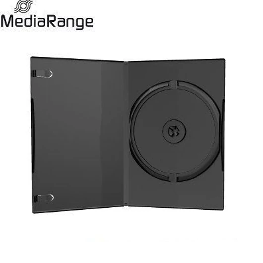 MediaRange DVD tok 14mm - 1 lemezes, szimpla - fekete