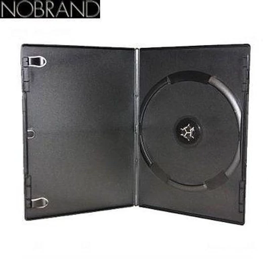 DVD tok Slim szimpla 7mm - fekete (Machine Packing Grade)