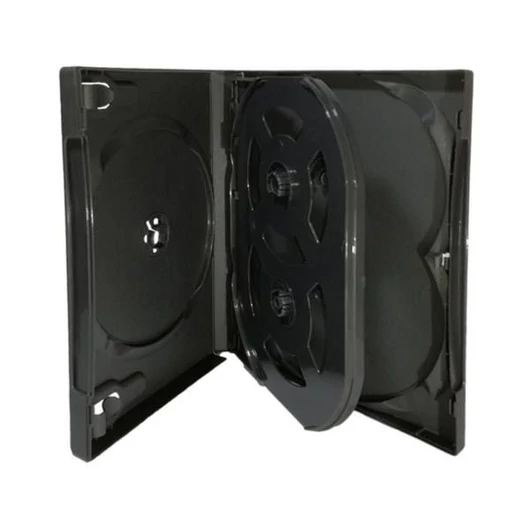 Scanavo DVD tok 7 lemezes, 22mm - fekete