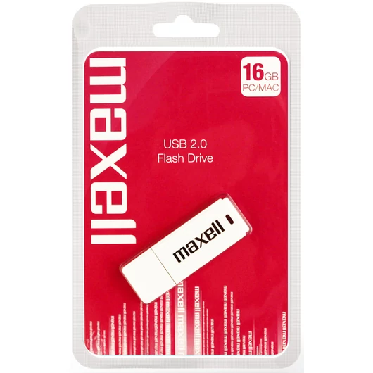 Maxell pendrive 16GB USB 2.0 - fehér
