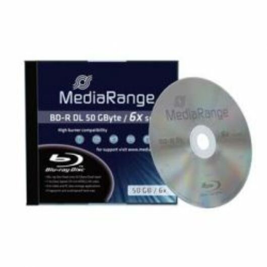 Mediarange BD-R DL 6X 50 gB Blu-Ray Lemez - Normál Tokban (1) - MR506