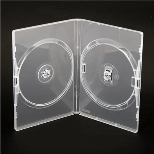 Amaray dupla DVD tok 14mm - átlátszó
