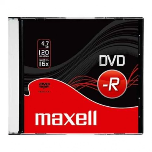 Maxell DVD-R 16X lemez 4,7 GB 120 perc - normál tokban (1)