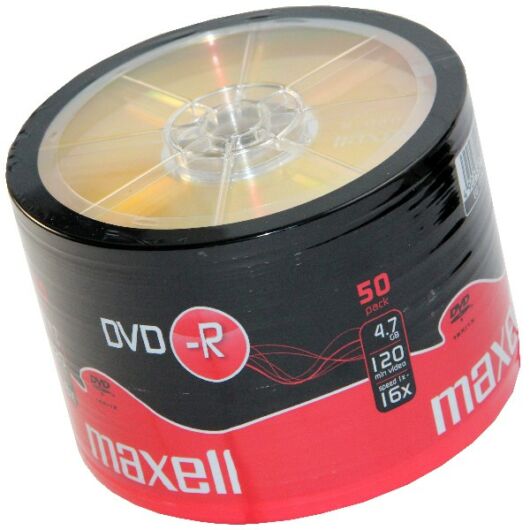 Maxell DVD-R 16X Lemez - Shrink (50) - 275732_40
