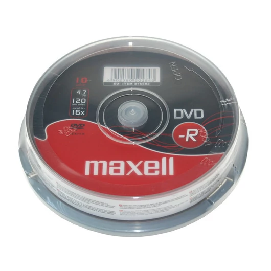 Maxell DVD-R 16X lemez 4,7 GB - Cake (10)