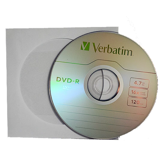 Verbatim DVD-R 16X lemez 4,7 GB - papírtokban (10)