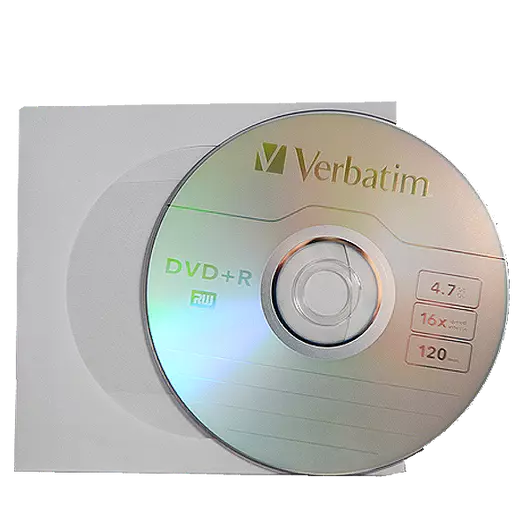 Verbatim DVD+R 16X Lemez - Papírtokban (10) - 43500_P