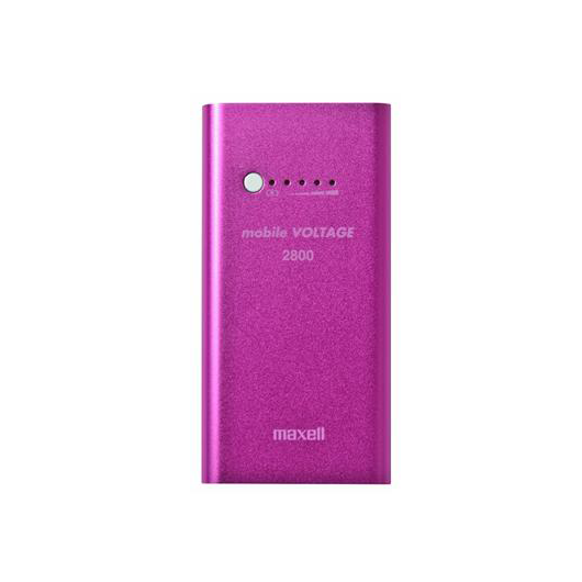 Maxell Power Bank 2800 Pink Újratölthető Mobiltöltő, Vésztöltő - 785806_00_CN