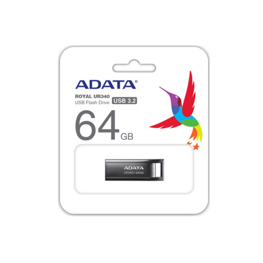 Adata UR340 64GB pendrive [USB 3.2] Fekete