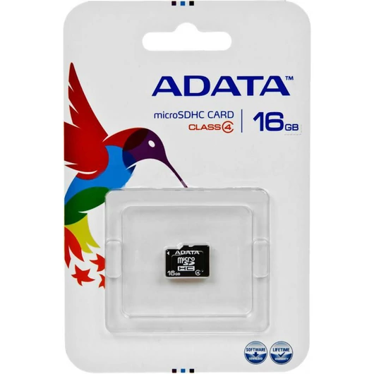 Adata 16GB Micro SDHC Memóriakártya Class 4 (AUSDH16GCL4-R) - AUSDH16GCL4_R