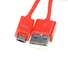 Kép 2/5 - Omega PVC Micro USB Adat Kábel 1m, piros