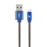 Kép 2/2 - Gembird Type-C USB 3.0 Premium Jeans kábel [2m] kék