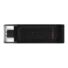 Kép 2/3 - KINGSTON DT70 PENDRIVE 256GB USB Type-C Fekete