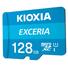 Kép 2/2 - KIOXIA EXCERIA M203 MICRO SDXC + ADAPTER 128GB CL10 UHS-I U1 (100 MB/s olvasási sebesség)