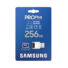 Kép 1/3 - SAMSUNG PRO PLUS 256GB microSD + USB adapter CL10 UHS-I U3 (160/120 MB/s)