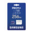 Kép 1/2 - SAMSUNG PRO PLUS 256GB microSD + adapter CL10 UHS-I U3 (180 MB/s)