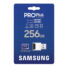 Kép 1/3 - SAMSUNG PRO PLUS 256GB microSD + USB adapter CL10 UHS-I U3 (180/130 MB/s)