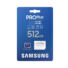 Kép 1/3 - SAMSUNG PRO PLUS 512GB microSD + adapter CL10 UHS-I U3 (160/120 MB/s)