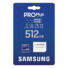 Kép 1/2 - SAMSUNG PRO PLUS 512GB microSD + adapter CL10 UHS-I U3 (180 MB/s)