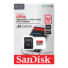 Kép 1/2 - SANDISK ULTRA MICRO SDXC + ADAPTER 64GB CL10 UHS-I (140 MB/s olvasási sebesség)