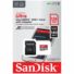 Kép 1/3 - SANDISK ULTRA MICRO SDXC + ADAPTER 128GB CL10 UHS-I (140 MB/s olvasási sebesség)