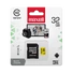 Kép 1/2 - Maxell Yellow 32GB micro SDHC + adapter CL10 (80 MB/s olvasási sebesség)