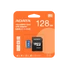 Kép 1/5 - ADATA Premier Micro SDXC memóriakártya adapterrel 128GB Class 10 UHS-I U1 V10 A1 100 MB/s