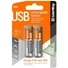 Kép 1/5 - ColorWay újratölthető akkumulátor AAA microUSB 400 mAh 1.5V (2db)