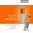 Kép 4/5 - ColorWay újratölthető akkumulátor AAA microUSB 400 mAh 1.5V (2db)