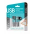 Kép 1/9 - ColorWay újratölthető akkumulátor AA USB 1200 mAh 1.5V (2db)