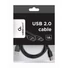 Kép 1/3 - Gembird USB-A - USB-A 2.0 kábel 1,8m - fekete