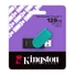 Kép 1/3 - Kingston DataTraveler Exodia S pendrive 128GB USB 3.2 - türkiz