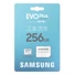 Kép 1/2 - SAMSUNG EVO PLUS MICRO SDXC + ADAPTER 256GB CL10 UHS-I (160 MB/s olvasási sebesség)