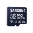 Kép 2/5 - SAMSUNG PRO Ultimate 512GB microSD + USB adapter CL10 UHS-I U3 (200/130 MB/s)