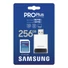Kép 1/4 - Samsung SDXC 256GB PRO Plus memóriakártya USB adapterrel CL10 UHS-I (180/130 MB/s)