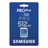 Kép 1/3 - SAMSUNG PRO PLUS 512GB SDXC CL10 UHS-I U1 (180/130 MB/s)