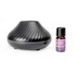 Kép 1/6 - PLATINET Párásító, aromadiffúzor 6,5W 130ml fekete + 10 ml levendula illóolaj