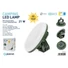 Kép 2/11 - PLATINET napelemes kemping lámpa LED 3X2000 mAh 5,5H 13,5W