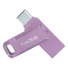 Kép 2/4 - SANDISK ULTRA DUAL DRIVE GO PENDRIVE 128GB USB 3.1 [400MB/s] + Type C  Lila