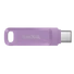 Kép 3/4 - SANDISK ULTRA DUAL DRIVE GO PENDRIVE 128GB USB 3.1 [400MB/s] + Type C  Lila