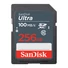 Kép 2/2 - SanDisk Ultra 256GB SDXC Memóriakártya UHS-I Class 10 (100 MB/s olvasási sebesség)