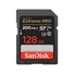 Kép 2/4 - SanDisk Extreme Pro 128GB SDXC V30 UHS-I U3 4K Class 10 (200/90 MB/s)