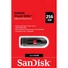 Kép 1/5 - SanDisk Cruzer Glide 256GB pendrive USB 2.0 - fekete/piros (SDCZ60-256G-B35)