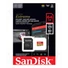 Kép 1/2 - SanDisk Extreme 64GB Micro + Adapter SDXC U3 V30 (170/80 MB/s)