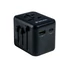 Kép 1/5 - Verbatim UTA-02 univerzális utazási adapter USB-C PD és USB-A QC portokkal - fekete