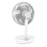 Kép 2/4 - Platinet tölthető asztali ventilátor 3000 mAh fehér/szürke