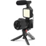 Kép 4/11 - Vlogging készlet 4in1 - mikrofon, LED lámpa, tripod, telefontartó