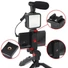 Kép 6/11 - Vlogging készlet 4in1 - mikrofon, LED lámpa, tripod, telefontartó