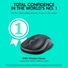 Kép 2/7 - Logitech M185 vezeték nélküli egér [1000 DPI] Szürke